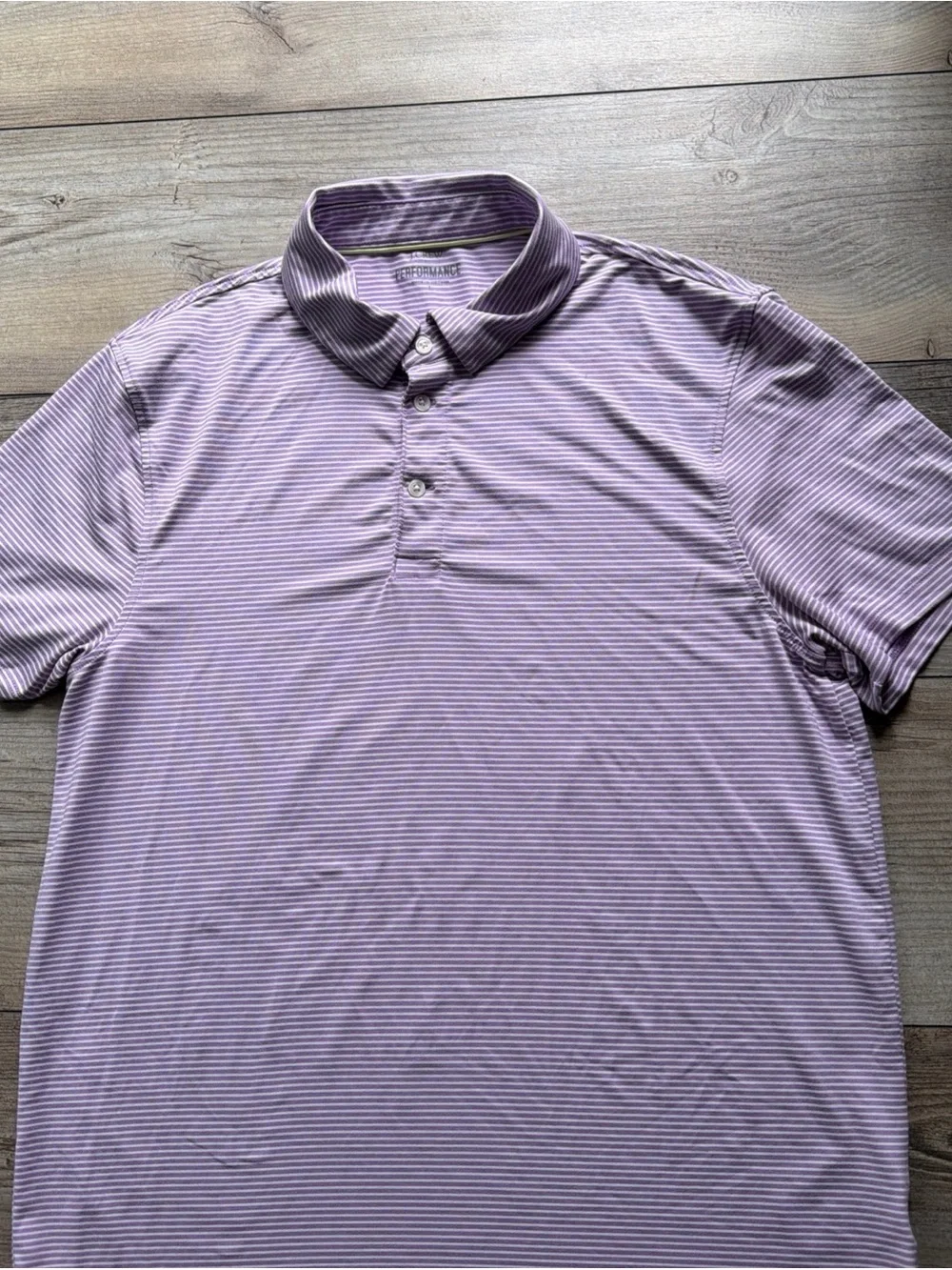 J.Crew Performance Men’s Size Large Polo Shirt. Multicolor Stripes. Great Cond.